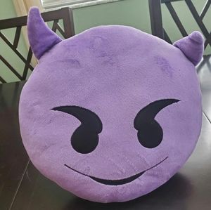 Evil Emoji Pillow